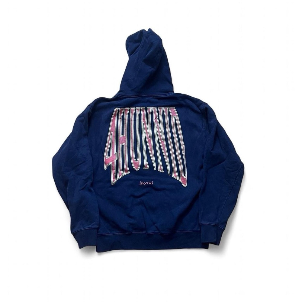 4 Hunnid Pullover Hoodie Men's Size Medium Hip Hop Rap YG West Coast Skate